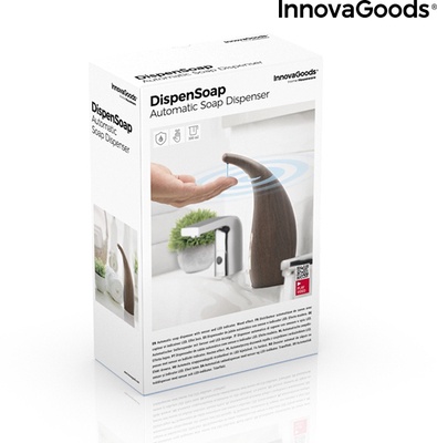 Dispensador de Jabon Automatico con Sensor Acabado Madera